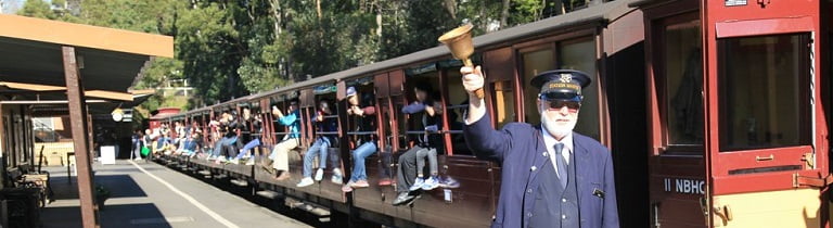 ride puffing bill steam railway in the dandenong ranges